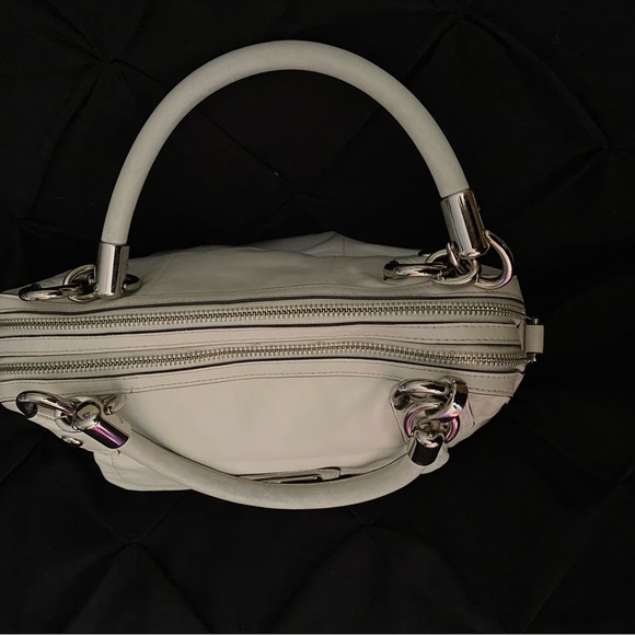 Coach white leather handbag - Picture 2 of 3